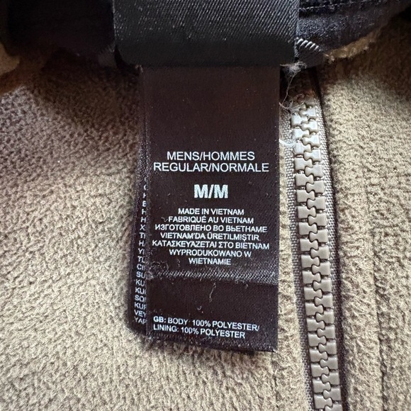 The North Face TKA1 Brown Zip-up Fleece Medium - Picture 4 of 6